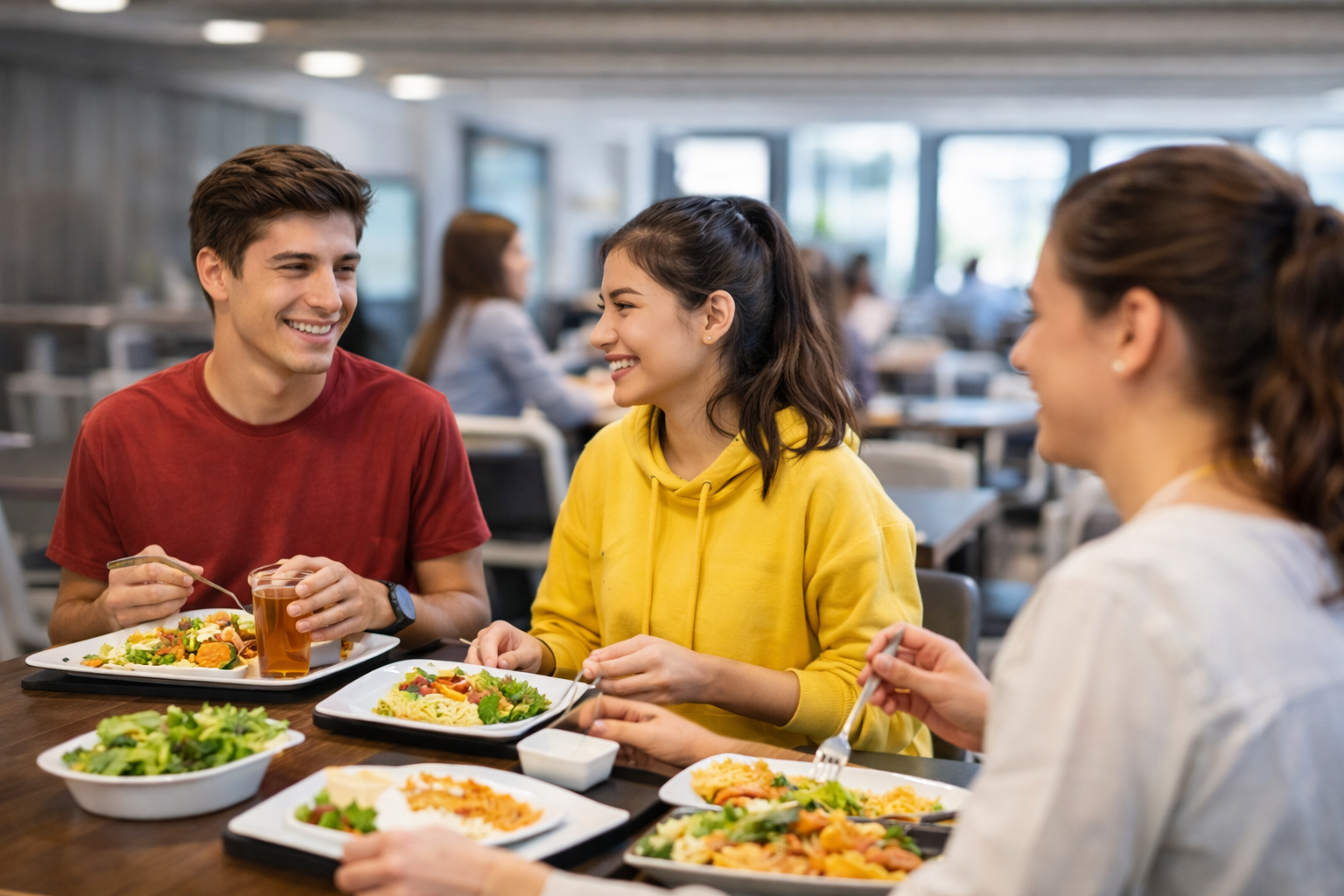 Unkompliziert & fair – Kantine 11 Gemeinsames Mittagessen in entspannter Atmosphäre in der Kantine 11
